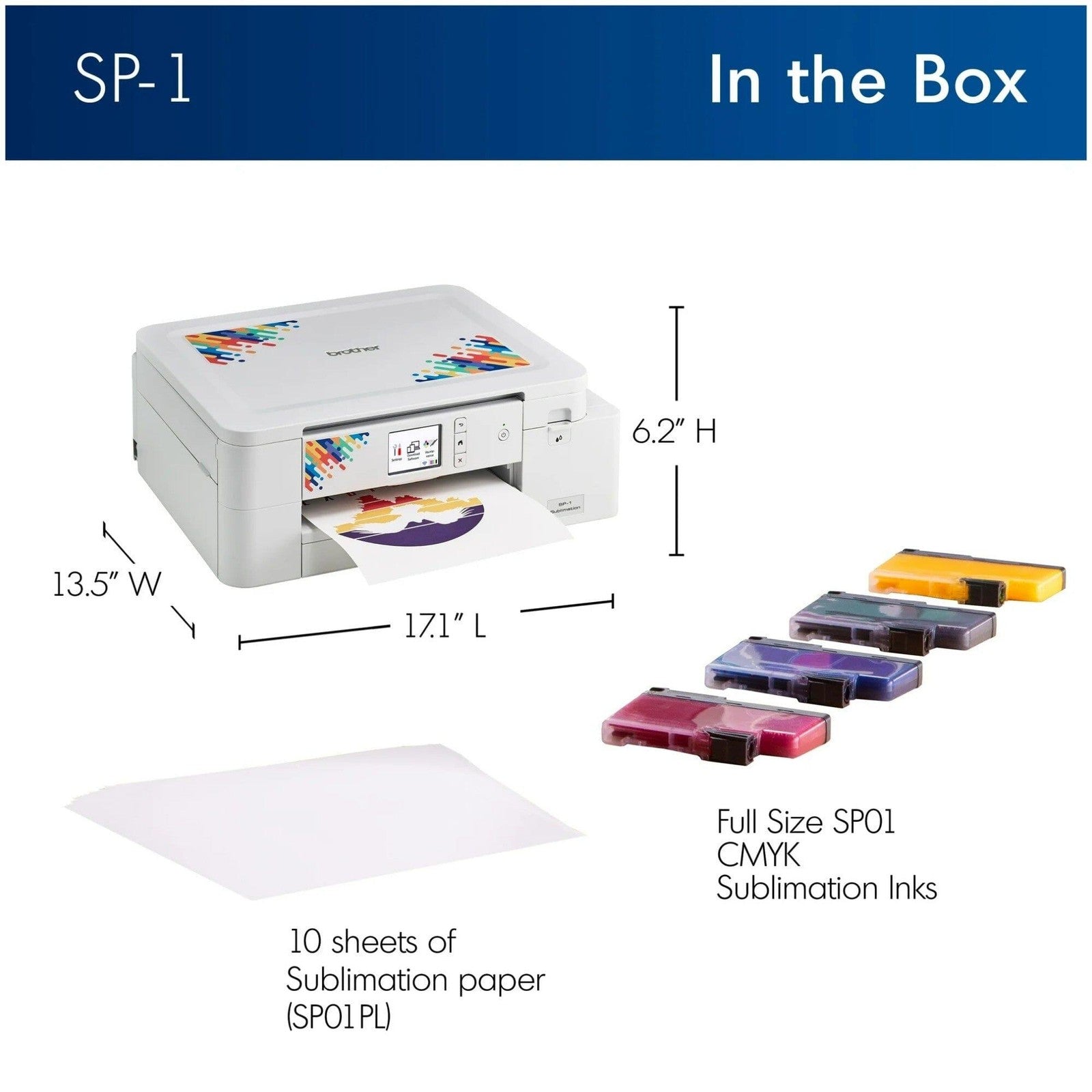 Brother SP-1 Sublimation Printer with Silhouette Cameo 5 Alpha
