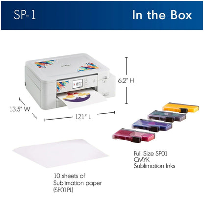 Brother SP-1 Sublimation Printer with Silhouette Cameo 5 Alpha