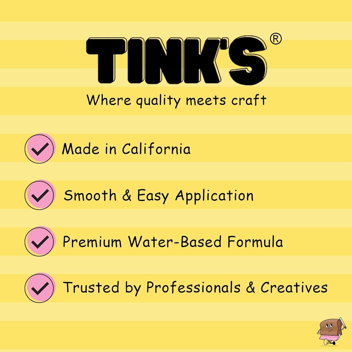 Tink'S® Screen Printing Ink Red 8Oz.—Water Based Screen Printing Fabric Ink for Cotton and Polyester, Blockprinting Ink for Linocut, Opaque Fabric Paint—Paintmaking Supplies for Shirts and Tote Bags