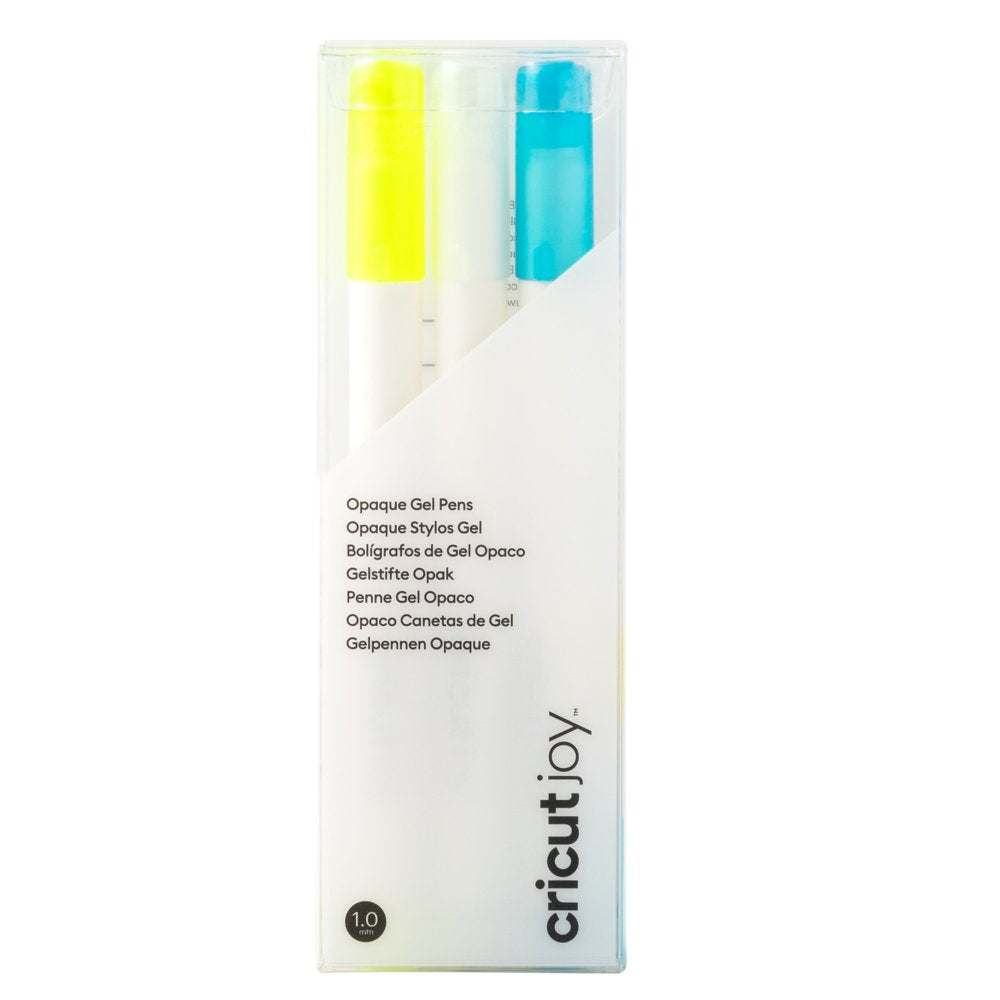 Joy Opaque Gel Pens 1.0 Mm, Yellow/White/Blue (3 Count), 1.0 Mm