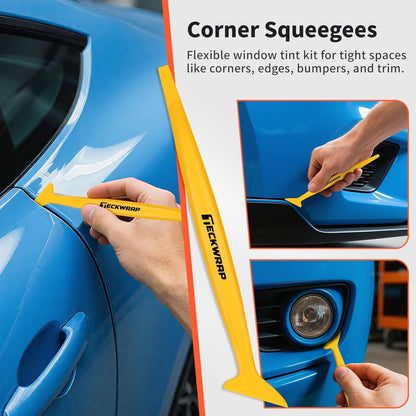 Vehicle Vinyl Wrap Tool Kit Window Tinting Tools Car Wrap Kit, Felt Squeegee, Retractable Utility Knife, Safety Vinyl Film Cutter, Wrap Tools for Car, Window Tint