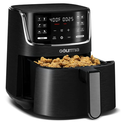 4-Quart Digital Air Fryer with 12 One-Touch Presets, New, GAF414, 12 in High
