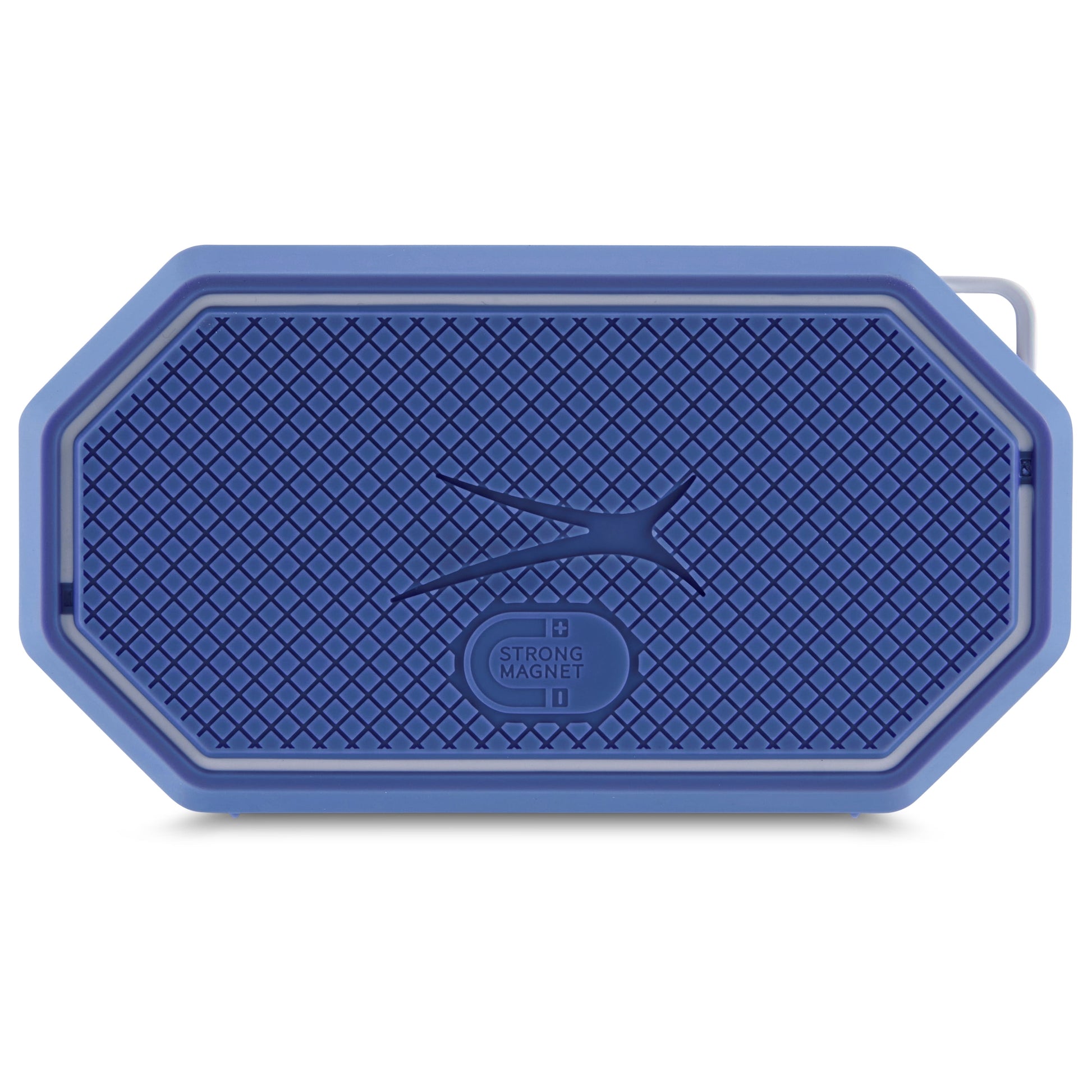 Hydramini 2.0 Everythingproof Bluetooth Speaker, Waterproof IP67, Floats, 12-Hour Playtime, Built-In Magnet, Carabiner & Mount, Blue White