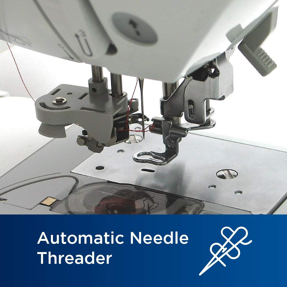 Brother PE535 Embroidery Machine, 80 Built-In Designs, 4" X 4" Hoop Area, Large 3.2" LCD Touchscreen, USB Port, 9 Font Styles