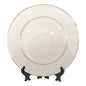 HPN Sublicraft 10" Sublimation Ceramic Plate with Gold Trim - 24 per Case