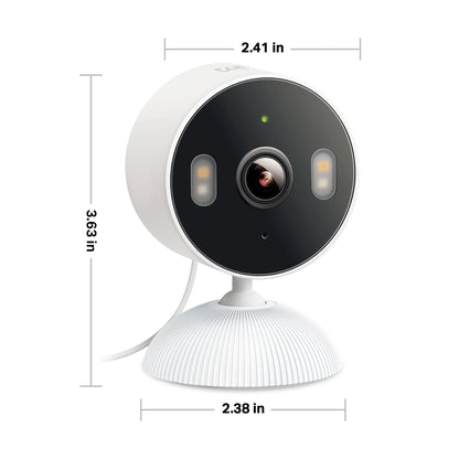 Tapo TCW61 Indoor/Outdoor HD Security Camera with Color Night Vision, Free Smart AI Detection, No Subscription Needed, 2-Way Audio, Local Storage, Alexa & Google Home Compatible
