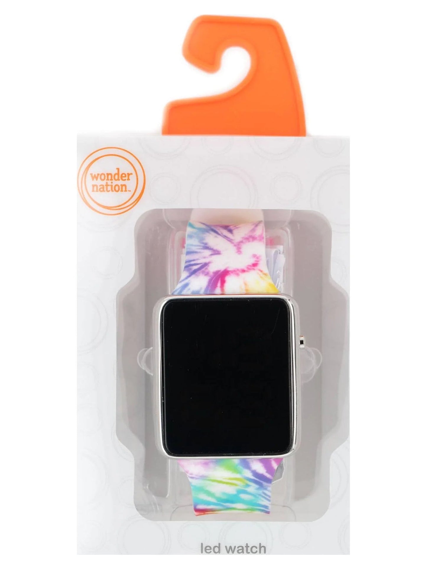 Childrens & Adult LED Watch with Pink Tie Dye Strap (WN4265WM)