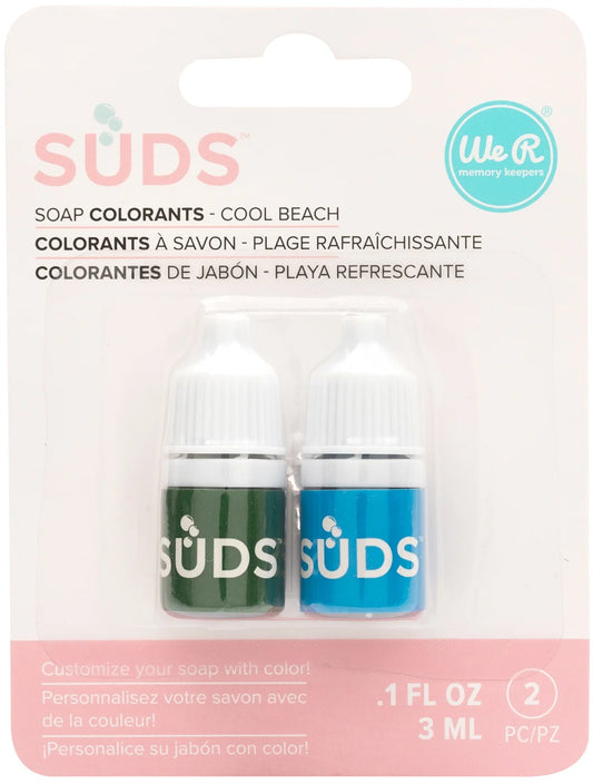 Suds Colorant 2/Pkg-Cool Beach