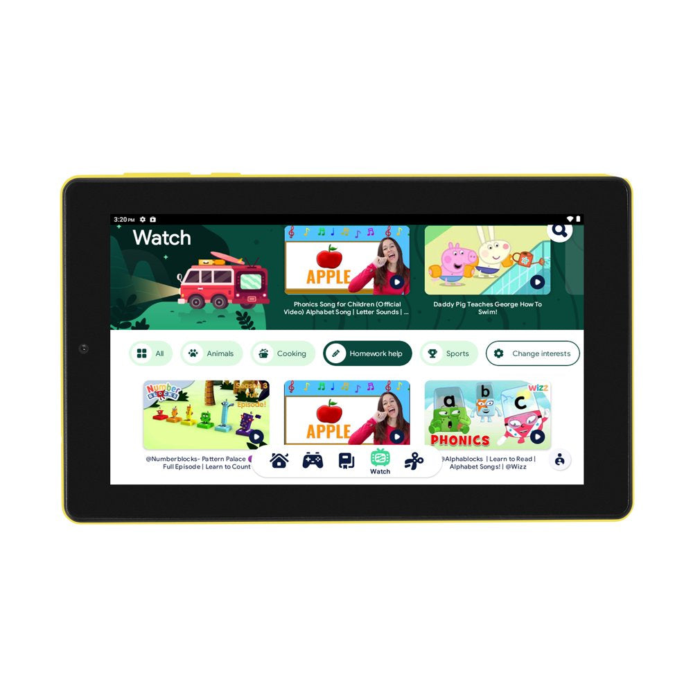 7" Tablet, 32GB (2022 Model) , 2.0 Ghz Quad-Core Processor, Chartreuse