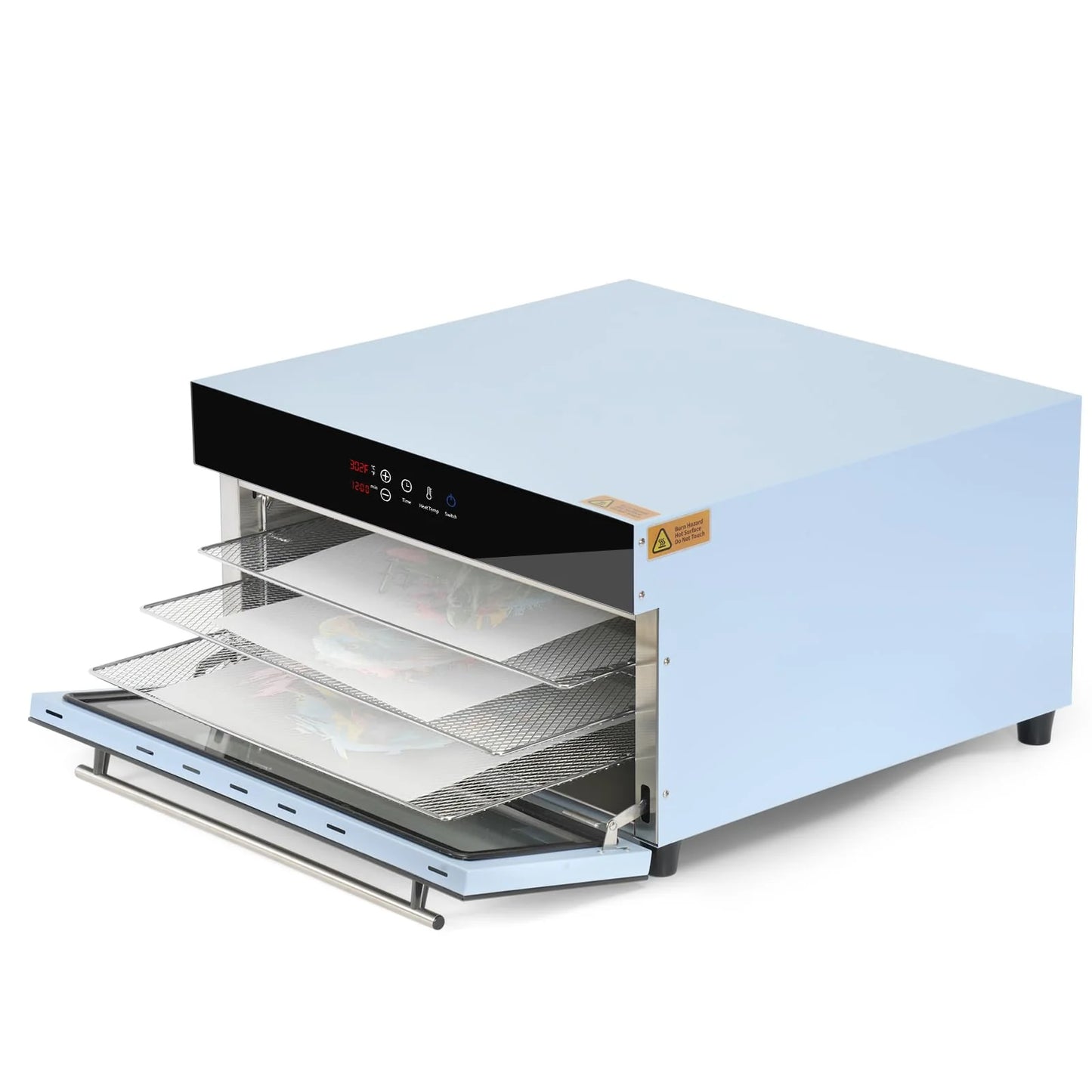 DTF Oven Dryer A3 A4 3 Layers 1450 W 120 V Light Blue for DTF Heat Transfer Film Sheets,Dtf Curing Oven 11.8" X 17.7" for Bulk DTF Films Dryer(Shipping from China)