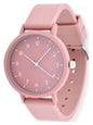 Adult Unisex Analog Watch in Pink and Silicone Band (42000WML)