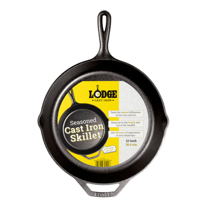 Cast Iron Seasoned 12" Skillet