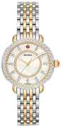 Sidney Classic Two-Tone Stainless Steel Mother-Of-Pearl Dial Diamonds Womens Watch MWW30B000002