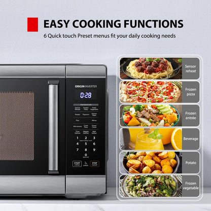 2.2 Cu. Ft. 24.4'' Microwave Oven in Stainless Steel