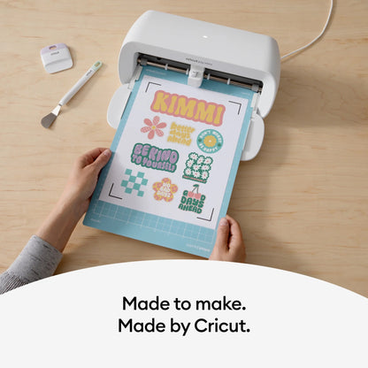 Cricut Printable Sticker Paper (8 Ct), White, 8.5 X11, Sheets