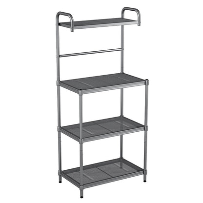 4-Tier Baker'S Rack Microwave Oven Stand Shelves Kitchen Storage Rack Organizer