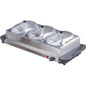 180-Watt 4.5-Qt. 3-Pan Buffet Server and Warming Tray, Silver