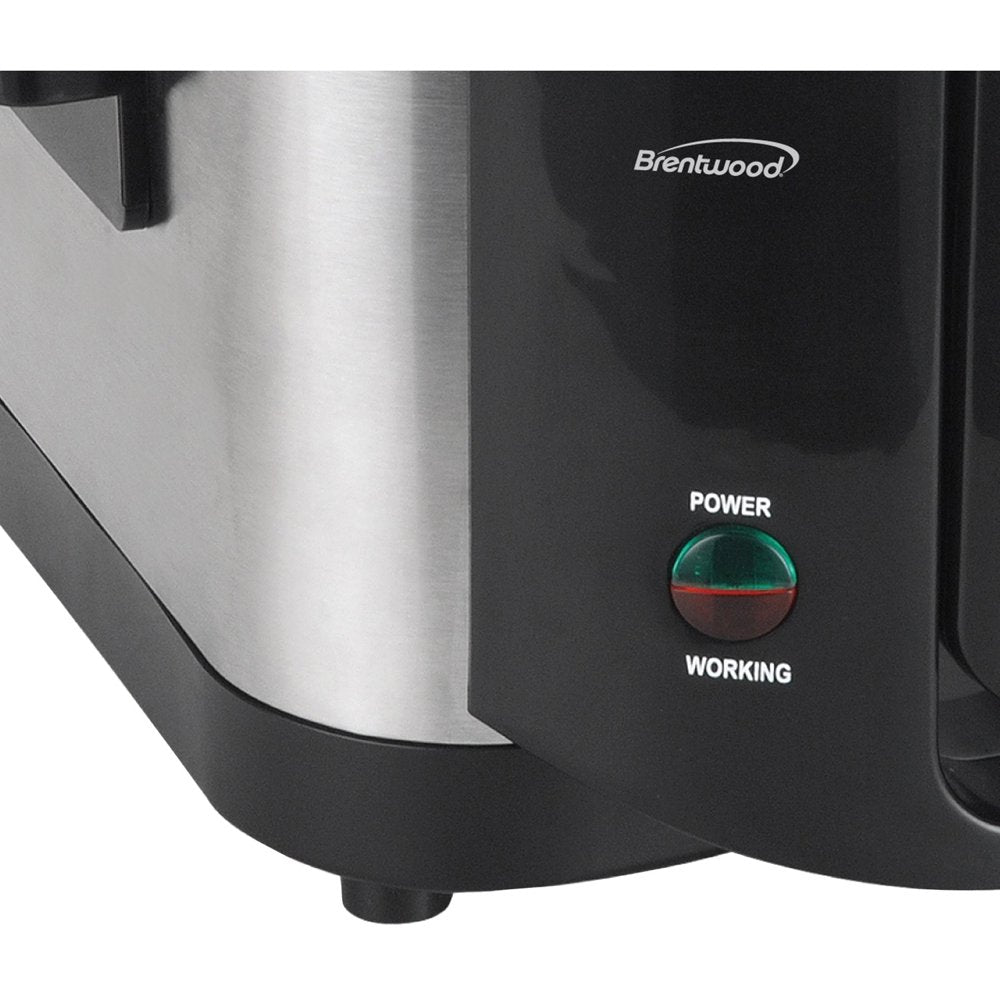 DF-720 1200W 8-Cup Electric Deep Fryer - Stainless Steel