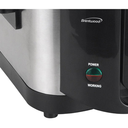 DF-720 1200W 8-Cup Electric Deep Fryer - Stainless Steel