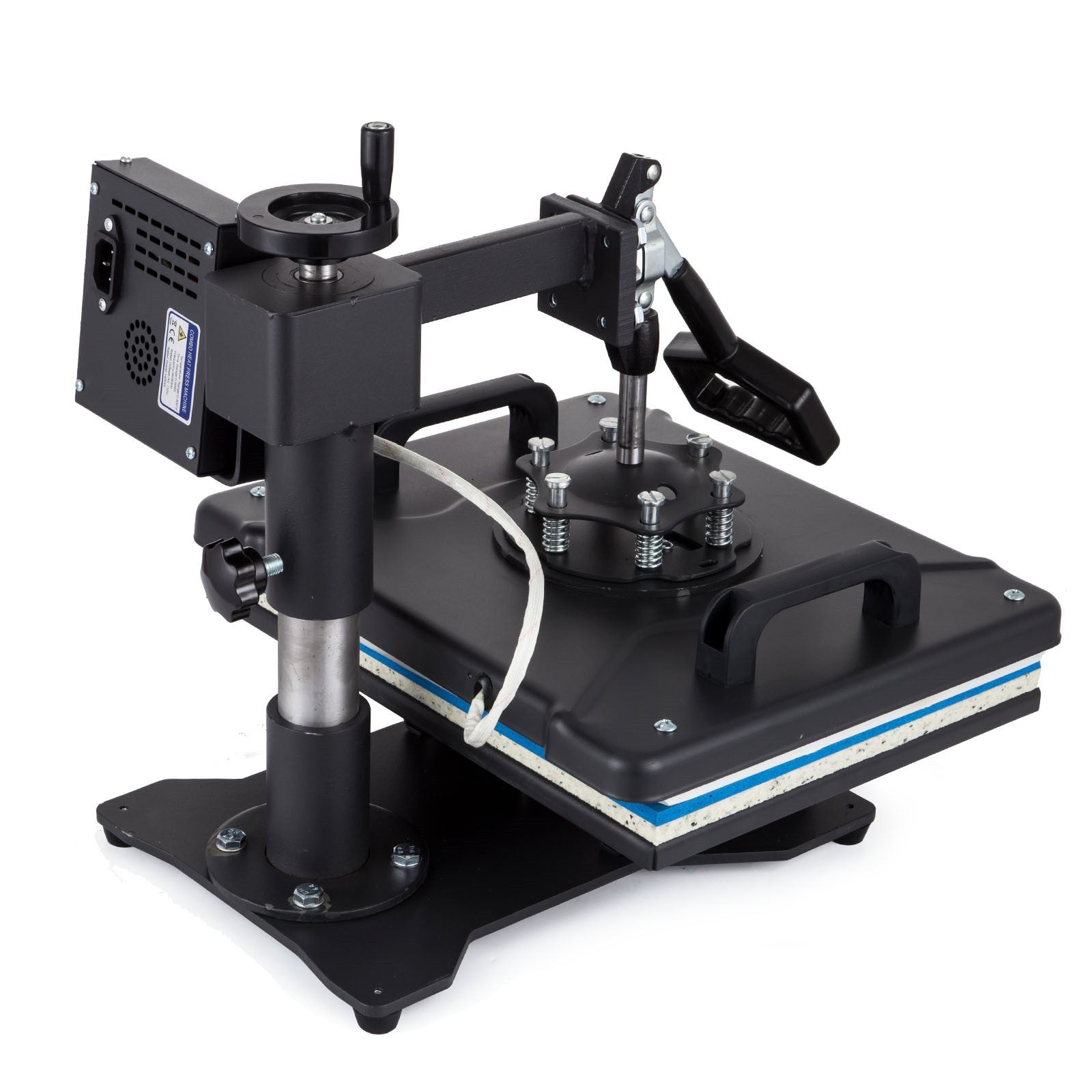 5 in 1 Heat Press Machine Digital Transfer Sublimation T Shirt Hat Plate Cap Mug