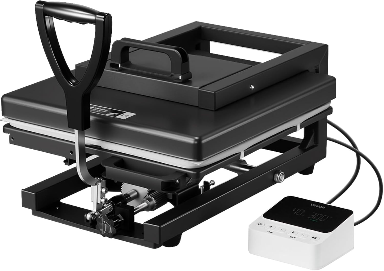 Hybrid Heat Press, 15 X 15 Inch, 8-In-1 Multifunction, Heat up Fast and Even, All-New Patented Design, Easy to Control, Sublimation Press Machine for T-Shirts/Mugs/Tumblers/Caps/Plates, Black