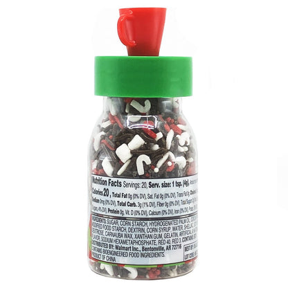 Peppermint Hot Cocoa Multi-Color Topper Sprinkles, 2.82 Oz