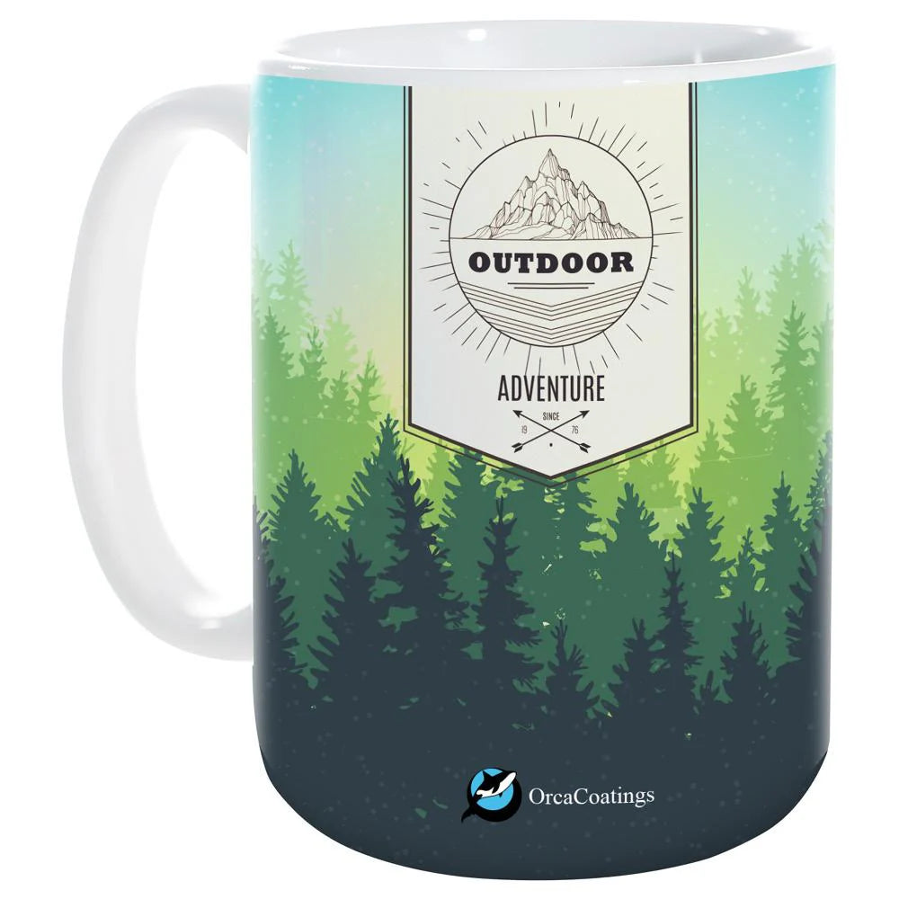 HPN ORCA Premium 15 Oz. Sublimation Ceramic Mug - 12 per Case