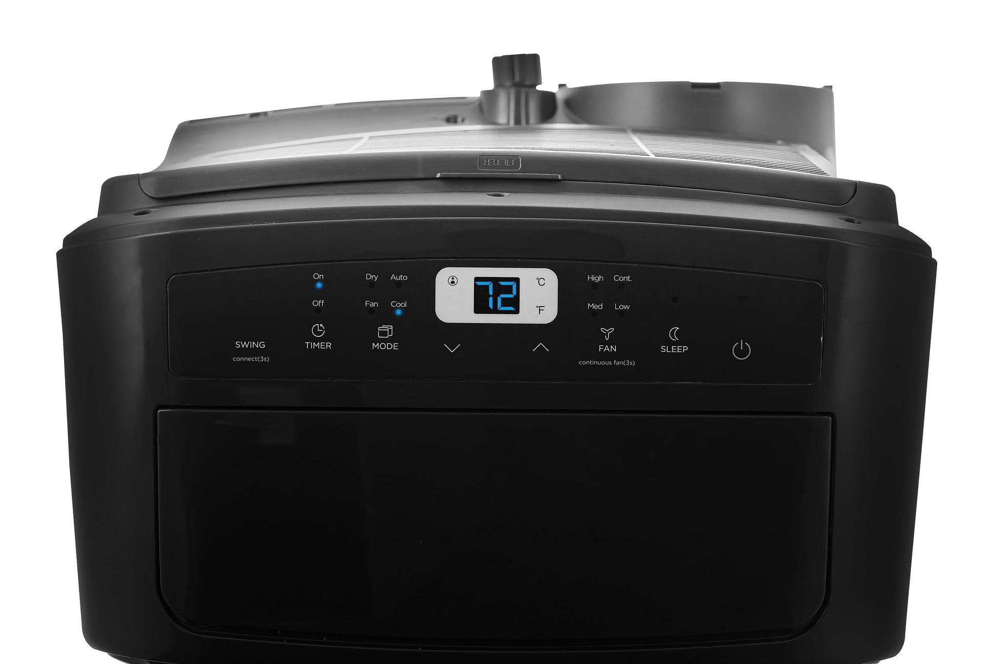 8,000 BTU Portable Air Conditioner, 3-In-1 Dehumidifier, Fan, Cool, Comfortsense Remote, Wi-Fi and Alexa, Gray