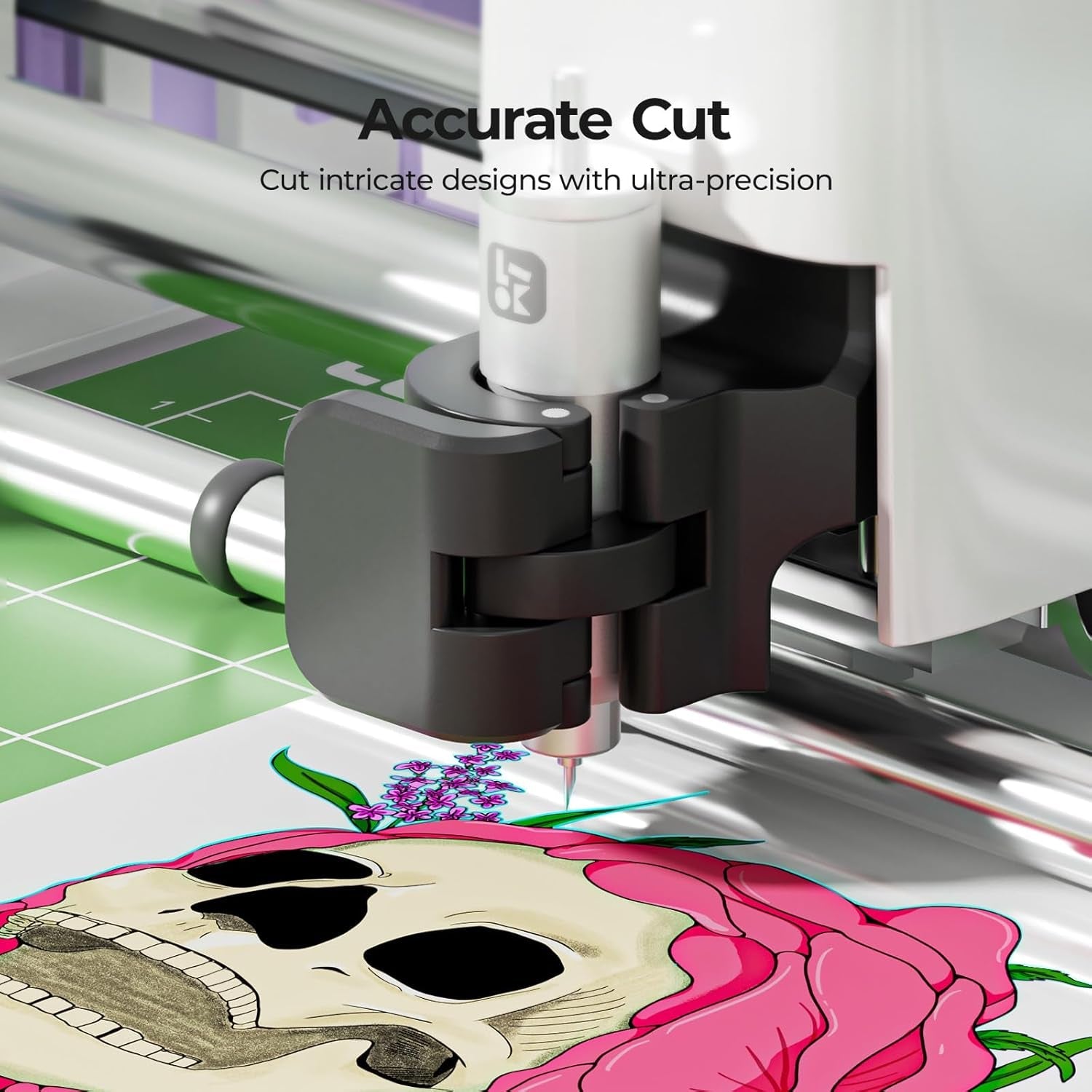 Loklik Cutting Machine 2 by HTVRONT - 5 in 1 Vinyl Cutter Machine with 5X Cutting Force, Cuts 100+ Materials, AI Painting, 13'' Smart Die Cutting Machine for All Crafts Cards 3D Arts Home Decor