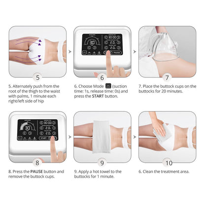 150Ml Cupping Massage Breast Enlargement Butt Lifting Machine Body Massager US