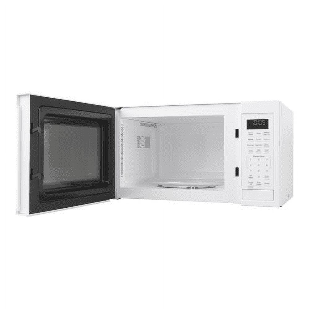 GE® 0.9 Cubic Foot Capacity Countertop Microwave Oven, White, JES1095DMWW