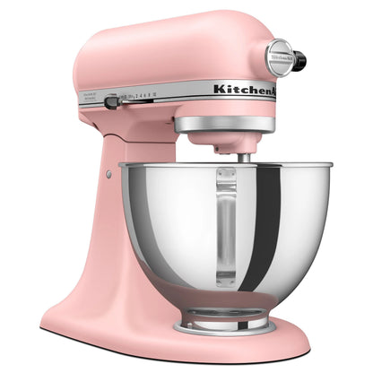 Deluxe Series 4.5 Quart Tilt-Head Stand Mixer with Stainless Bowl, Dried Rose, KSM97DR