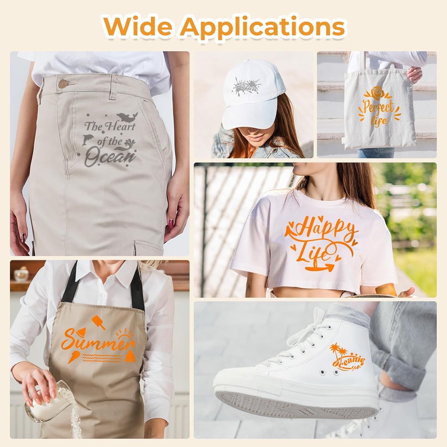 HTV Roll Heat Transfer Vinyl - 12" X 25Ft Silver Iron on Vinyl for T-Shirts, Easy to Weed & Transfer HTV Vinyl - Compatible with All Cutting Machine