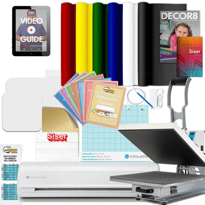 Cameo 5 Deluxe Bundle with HPN Craft Pro Heat Press