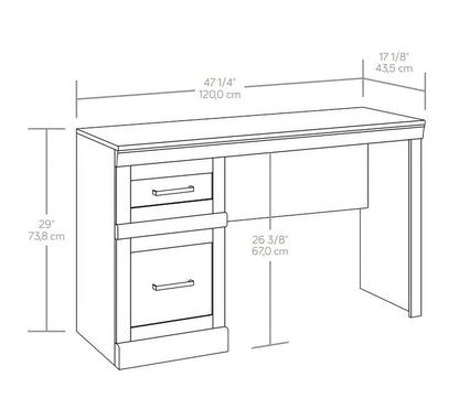 Glendale Transitional Desk, Rustic Gray Finish