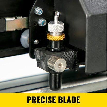 Vinyl Cutter Plotter Machine 14" Software Sign Making Machine 720Mm Paper Feed Vinyl Cutter Plotter with Stand (14" 3 ,Easy to Use