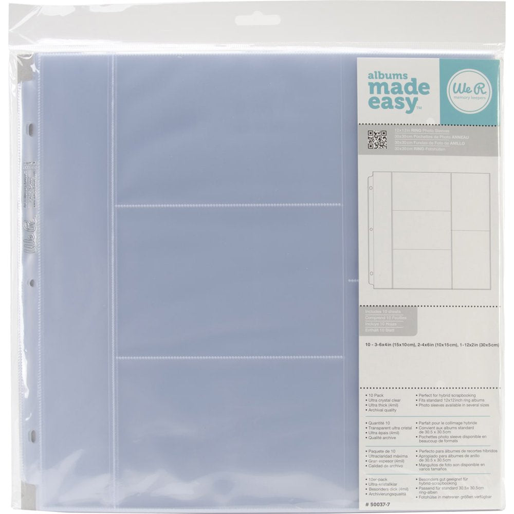 Ring Albums  Photograph Sleeves - Multiple Pockets
