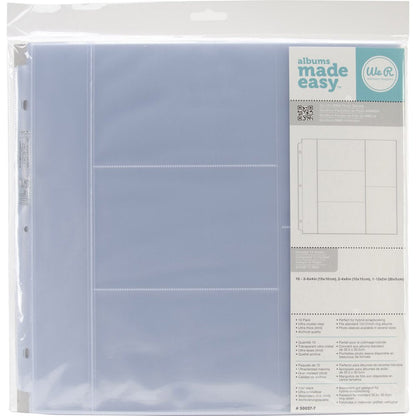 Ring Albums  Photograph Sleeves - Multiple Pockets