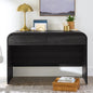 Juliet Rounded Arc Desk, Rich Black Finish
