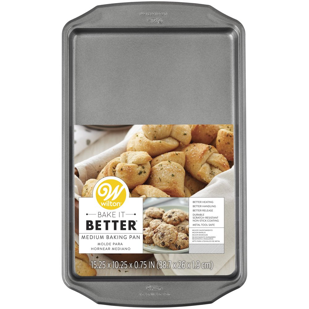 Bake It Better Steel Non-Stick Medium Cookie Sheet, 10 X 15-Inch