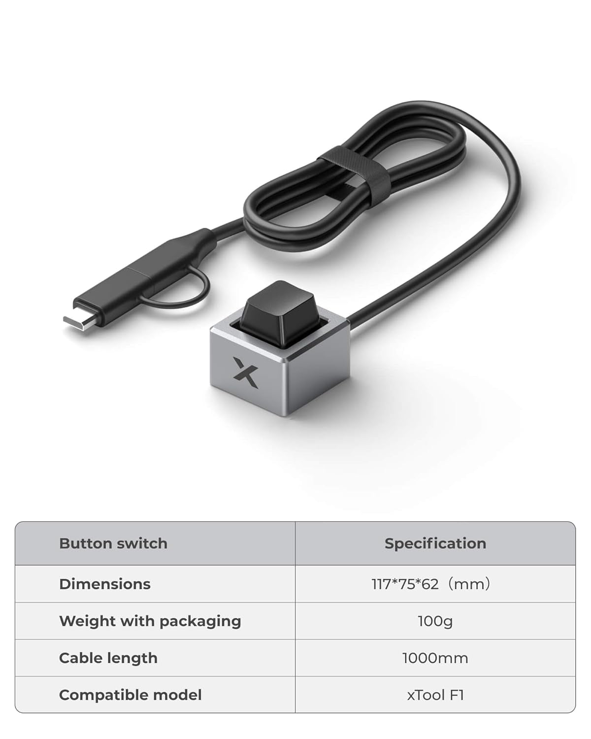 Xtool Button Switch for Xtool F1 & F1 Ultra & F2 Ultra