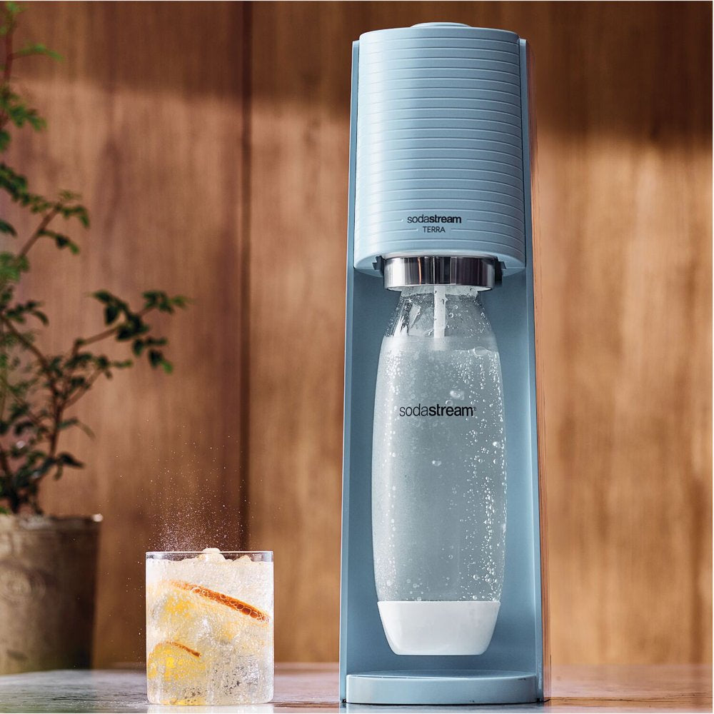 Terra Misty Blue Color Sparkling Water Maker Machine