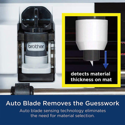 Scanncut SDX125EGY Electronic DIY Cutting Machine with Scanner, Make Custom Stickers, Vinyl Wall Art, Greeting Cards and More with 682 Included Patterns, Grey