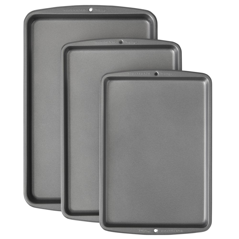 Bake It Better Steel Non-Stick Baking Pan Set, 3-Piece