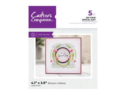 Crafter'S Companion Stamp and Die Set - on Your Special Day