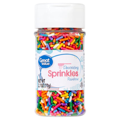Decorating Rainbow Sprinkles, 2.7 Oz