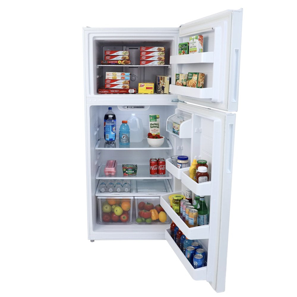 Frost-Free Apartment Size Standard Door Refrigerator, 18.0 Cu. Ft. Capacity, in White (FF18D0W-4)