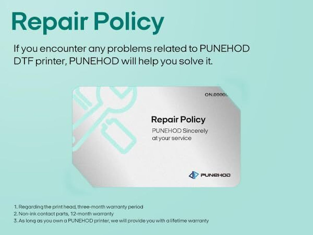 PUNEHOD DTF Printer A4 L8058 Transfer Printing DIY Print T-Shirt Printer + Oven