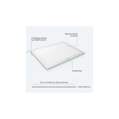 Cricut Brightpad - Light Tablet - 29.2 X 22.8 Cm - 34.3 X 27.9 Cm
