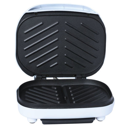 Brentwood TS-605 Non-Stick 750W Indoor Electric Contact Grill, White